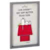 Peanuts® Snoopy And Woodstock Life Doesn't Get Better Framed Wall Art -Fashion Accessories Store 0001 PAJ2122