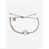 Pura Vida Wave Gray & Rose Gold Bracelet -Fashion Accessories Store 10BRPK1175GREY