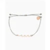 Pura Vida Rose Gold Delicate Wave Bracelet In Light Grey -Fashion Accessories Store 10BRPK2021LTGR