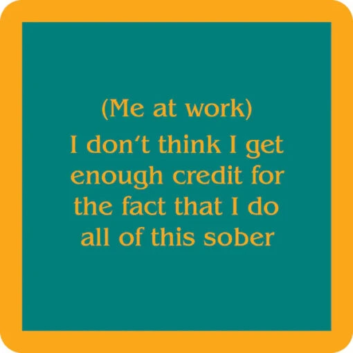 Me At Work Coaster