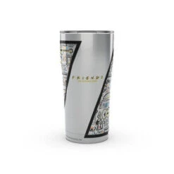 Tervis Friends The Television Series All Over Pattern 20 Oz. Stainless Steel Insulated Tumbler With Slider Lid