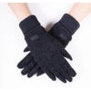Fuzzy Faux Lamb Wool Cuffed Fashion Texting Gloves In Black BUY 1 GET 1 FREE -Fashion Accessories Store 13 25 24 GL12327 BK small 43675641 1530 481b 9173 0014b8dd63ef