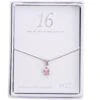 Sweet 16 Birthday Rose Zirconia Rhodium Plated Necklace -Fashion Accessories Store 16467 1500x1500 1