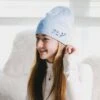 One Day At A Time Blue Beanie Hat -Fashion Accessories Store 27175Image2