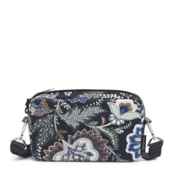 Vera Bradley RFID All In One Crossbody Bag In Java Navy Camo