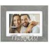 Malden This Is Us Distressed Wood 4"x6" Or 5"x7" Photo Frame, Gray -Fashion Accessories Store 3395 46