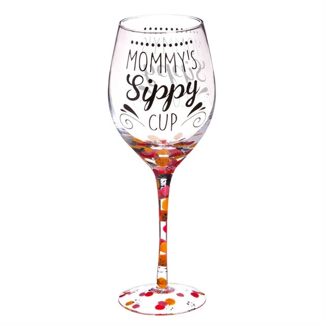 Mommy's Sippy Cup 12 Oz. Wine Glass With Box 3 Mommy's Sippy Cup 12 Oz. Wine Glass With Box