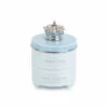 Blue First Tooth & Curl Keepsake Box With Prince Crown -Fashion Accessories Store 5004700428