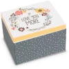 Love You More Trinket Box 2.25" -Fashion Accessories Store 54243