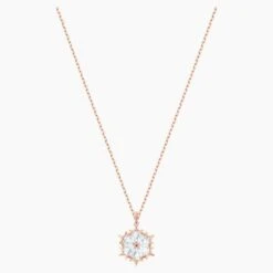 Swarovski Magic Pendant White Rose-gold Tone Plated
