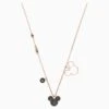 Swarovski Mickey & Minnie Pendant, Multi-colored, Rose-gold Tone Plated -Fashion Accessories Store 5429081