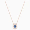 Swarovski Sparkling Dance Pear Necklace Blue -Fashion Accessories Store 5465281