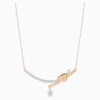 Swarovski Lifelong Heart Necklace White Mixed Metal Finish -Fashion Accessories Store 5517951