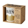 Our Name Is Mud It's Good To Be Queen Glitter Gold Crown Mug -Fashion Accessories Store 6001219 PKG