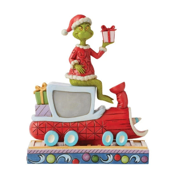 Jim Shore Grinch On Train Bound For Whoville Figurine 3 Jim Shore Grinch On Train Bound For Whoville Figurine