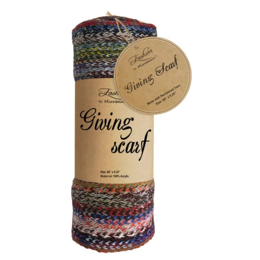 Unisex Multi-Color Giving Scarf BUY 1 GET 1 FREE - Image 4