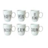 Handcrafted Black And White Mug -Fashion Accessories Store 69088 CM
