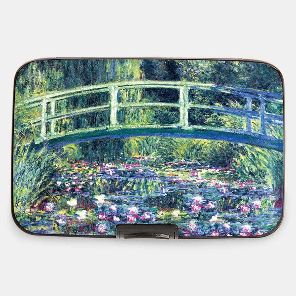 Monet Water Lily Pond & Japanese Bridge RFID Armored Wallet 3 Monet Water Lily Pond & Japanese Bridge RFID Armored Wallet