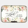 With God All Things Are Possible RFID Armored Wallet -Fashion Accessories Store 71590