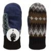 Bernie Mittens In Brown And Blue BUY 1 GET 1 FREE -Fashion Accessories Store 71720 F
