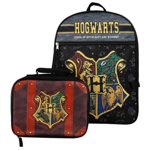 Harry Potter Hogwarts 16" Backpack With Lunch Box - Image 2