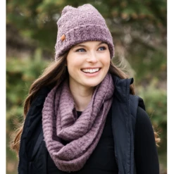 Britt’s Knits Common Good Knit Infinity Scarf Made From 50% Recycled Water Bottles