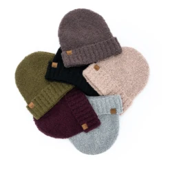 Britt’s Knits Common Good Knit Beanie Hat Made From 50% Recycled Water Bottles
