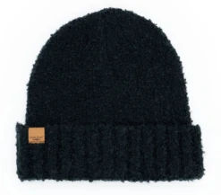 Britt’s Knits Common Good Knit Beanie Hat Made From 50% Recycled Water Bottles -Fashion Accessories Store Britt sKnitsCommonGoodbeanie black