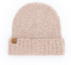 Britt’s Knits Common Good Knit Beanie Hat Made From 50% Recycled Water Bottles -Fashion Accessories Store Britt sKnitsCommonGoodbeanie pink