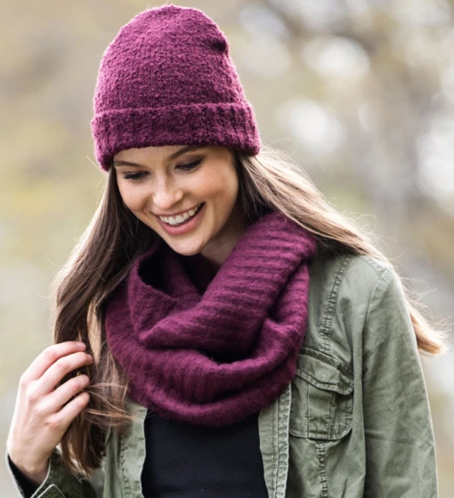 Britt’s Knits Common Good Knit Infinity Scarf Made From 50% Recycled Water Bottles - Image 4