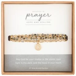 Demdaco Hope & Healing Wrapped In Prayer 2-in-1 Necklace Bracelet