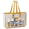 Hallmark Walt Disney World 50th Anniversary "it's A Small World" Canvas Tote Bag -Fashion Accessories Store Disney World its a small world Ride Tote Bag 1DYG2075 01