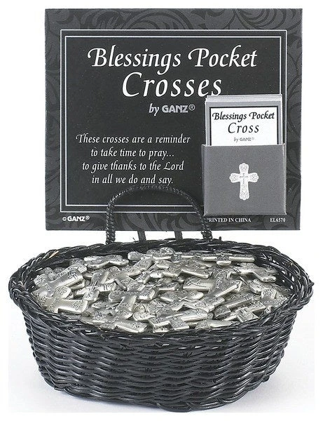 Blessings Pocket Cross Token Charm 5 Blessings Pocket Cross Token Charm - Image 3