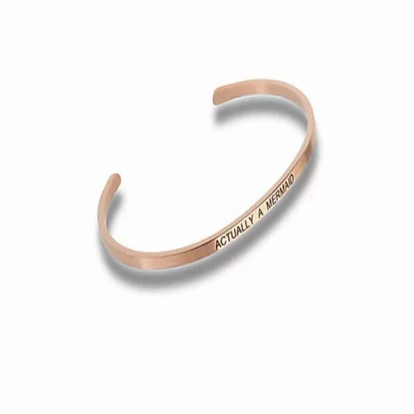 "Actually A Mermaid" Rose Gold Embracelet 3 "Actually A Mermaid" Rose Gold Embracelet
