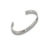 "Walking By Faith" Silver Embracelet  -Fashion Accessories Store EMB WALKBYFTH S