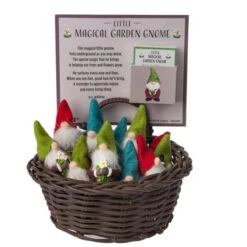 Little Magical Garden Gnome Pocket Token Charm Figurine -Fashion Accessories Store ER61090 3