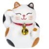 Asian Good Fortune Lucky Cat Pocket Token Charm -Fashion Accessories Store ER64950 1