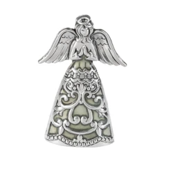 Guardian Angel Glow In The Dark Pocket Token Charm