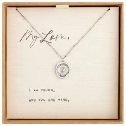 Heart Charm Dear You My Love Necklace