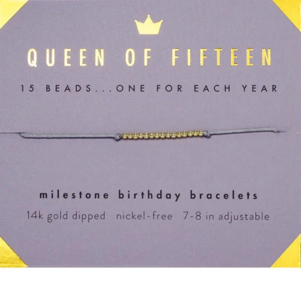 Lucky Feather Gold Bracelet Fifteen Milestone Birthday 3 Lucky Feather Gold Bracelet Fifteen Milestone Birthday
