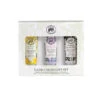 Michel Design Works Mini Hand Cream Gift Set Includes Lemon Basil, Lavender Rosemary, Honey Almond -Fashion Accessories Store HCSS01