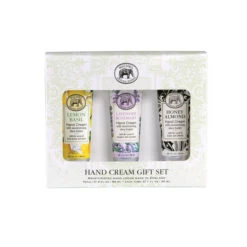 Michel Design Works Mini Hand Cream Gift Set Includes Lemon Basil, Lavender Rosemary, Honey Almond
