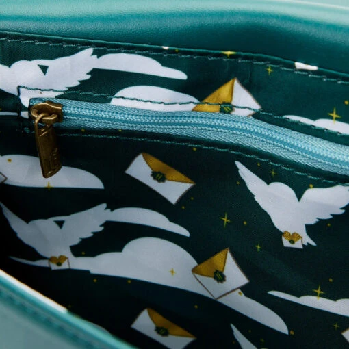 Loungefly Harry Potter Golden Hogwarts Castle Crossbody Bag - Image 3