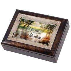 Retirement Time For A New Adventure Traditional Music Jewelry Keepsake Box