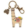 Karma Enamel Key Chain Llama -Fashion Accessories Store KA303813A