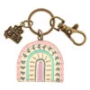Karma Enamel Key Chain Rainbow -Fashion Accessories Store KA303873