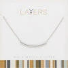 Silver Curve Bar Layers Necklace -Fashion Accessories Store Lay 517S 335f3aef 497e 4db7 adc3 a9daeae602b1