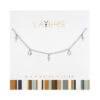 Silver Mini Crosses Layers Necklace -Fashion Accessories Store Lay 591S