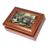 Special World Woodgrain Jewelry Music Box Plays Wonderful World -Fashion Accessories Store MB212