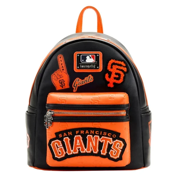 Loungefly MLB San Francisco Giants Patches Mini Backpack 3 Loungefly MLB San Francisco Giants Patches Mini Backpack